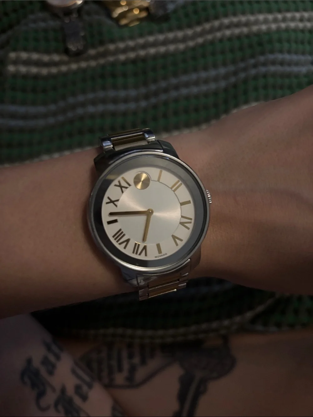 Movado two tone